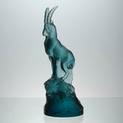 Lalique Ibex - Lalique Coloured Glass - Hickmet Fine Arts 