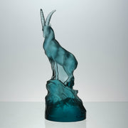 Lalique Ibex - Lalique Coloured Glass - Hickmet Fine Arts 