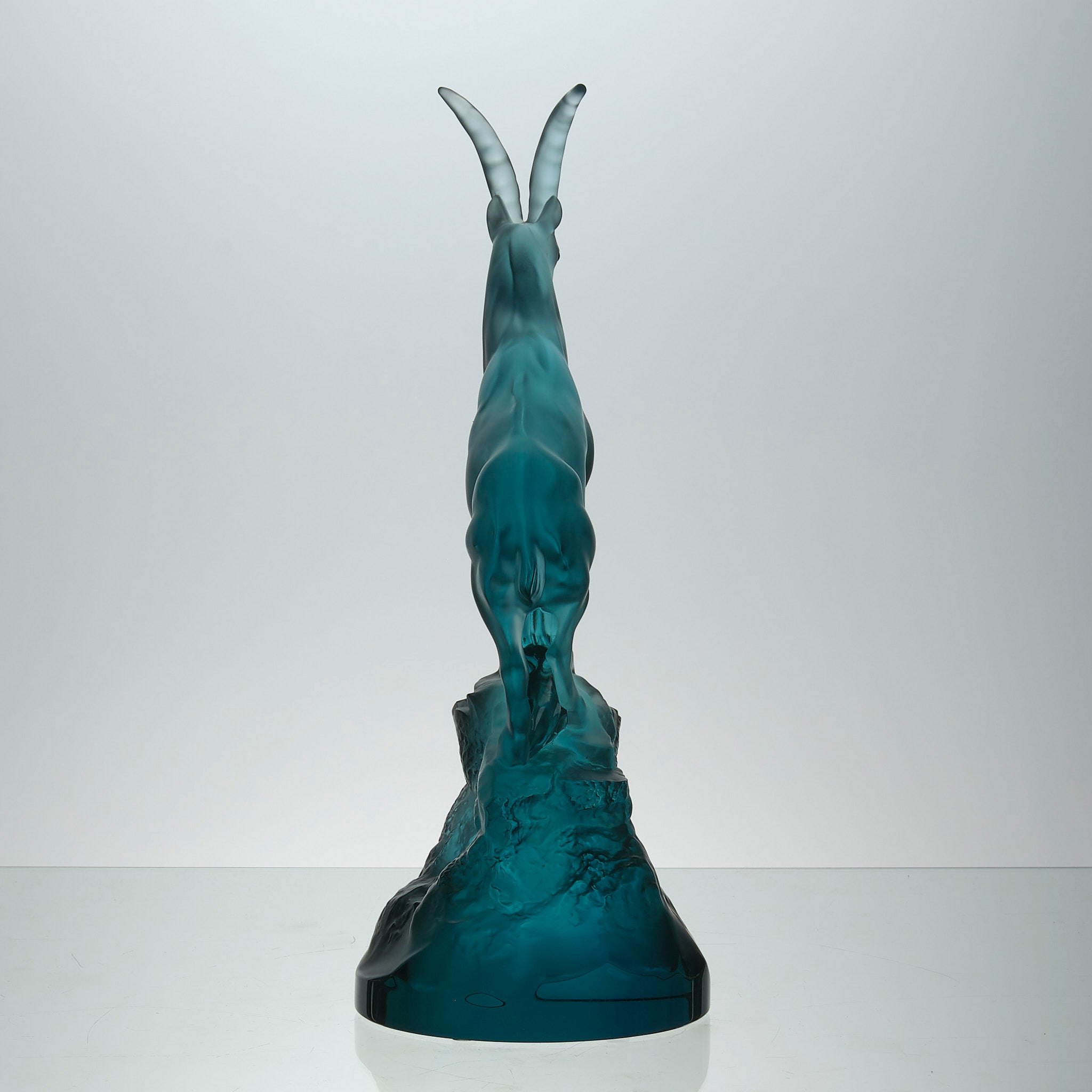 Lalique Ibex - Lalique Coloured Glass - Hickmet Fine Arts