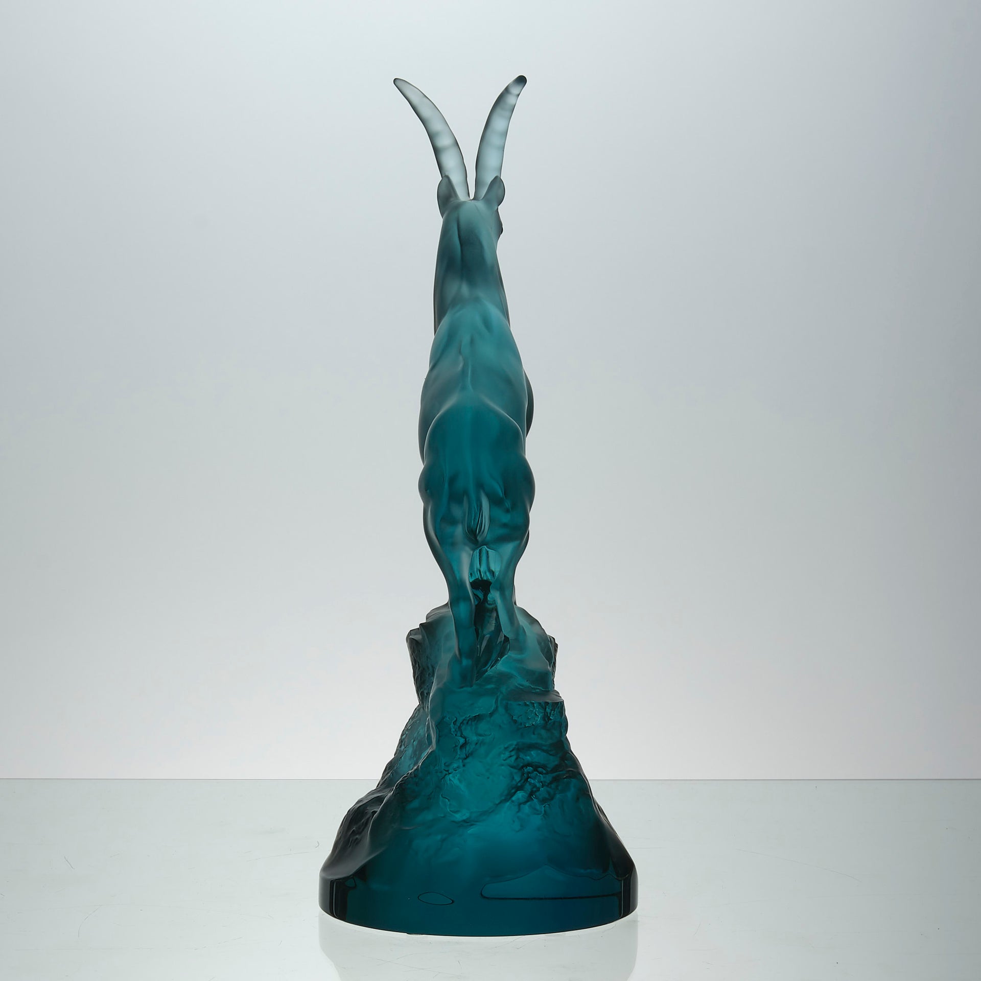 Lalique Ibex - Lalique Coloured Glass - Hickmet Fine Arts 