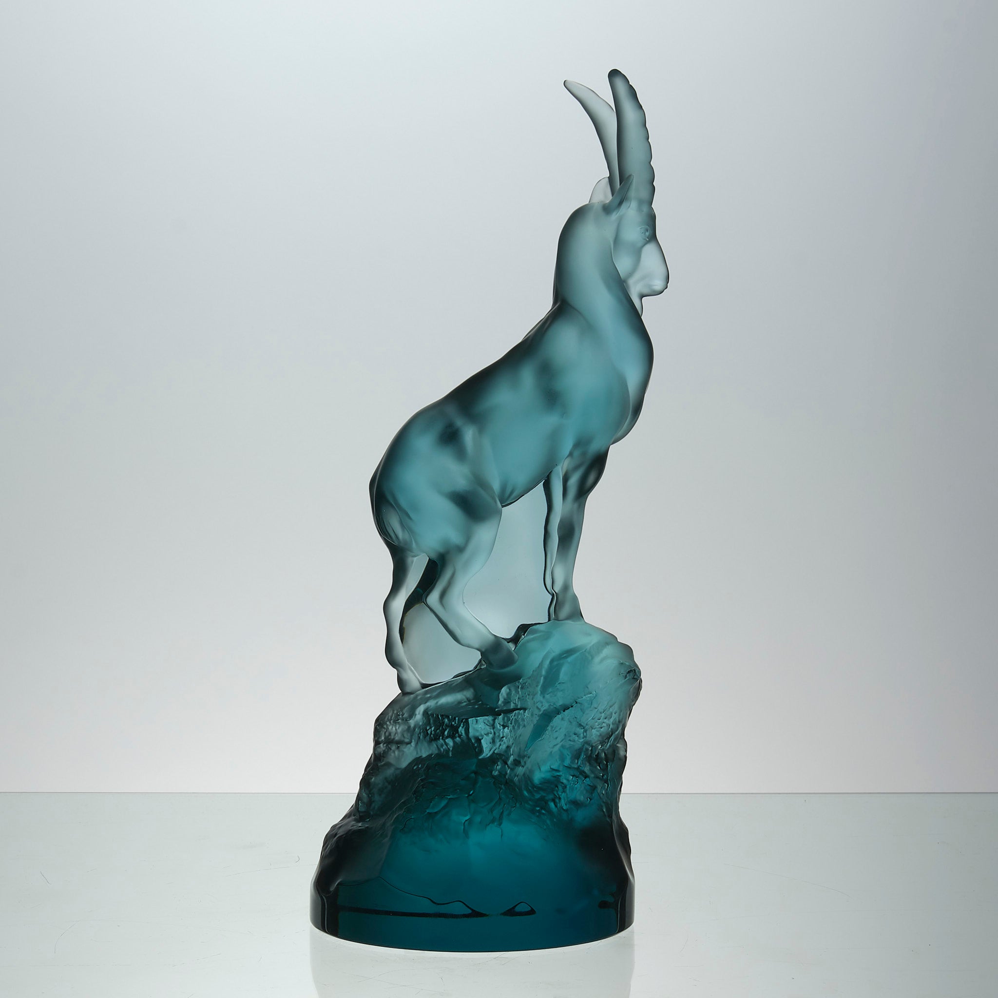 Lalique Ibex - Lalique Coloured Glass - Hickmet Fine Arts
