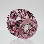 Lalique Pink Tourbillons Vase