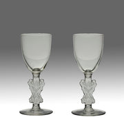 Rene Lalique Strasbourg Glasses - Art Deco Glasses - Hickmet Fine Arts