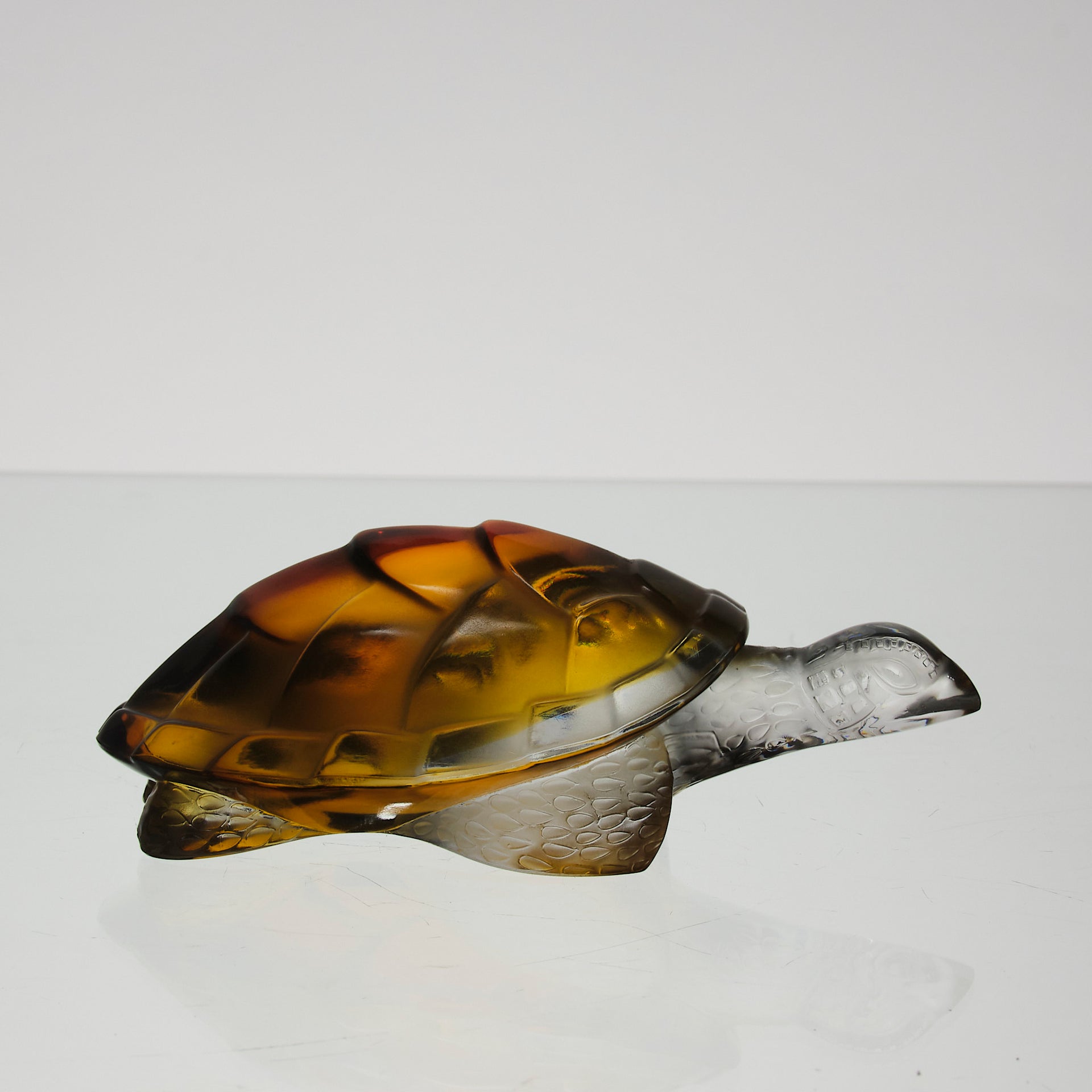Marc Lalique Tortue - Clear & Coloured Glass - Hickmet Fine Arts 