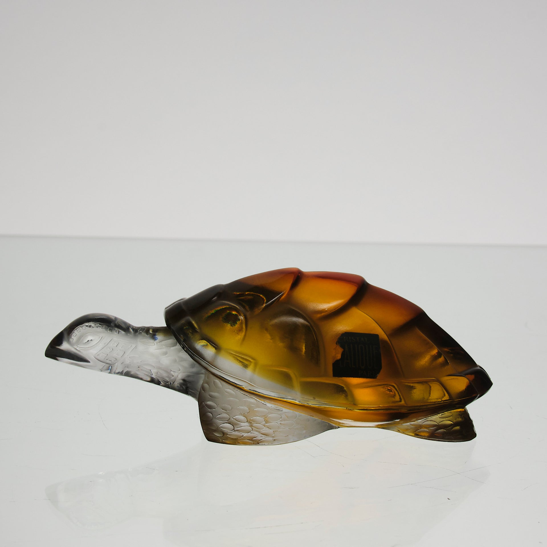 Marc Lalique Tortue - Clear & Coloured Glass - Hickmet Fine Arts 