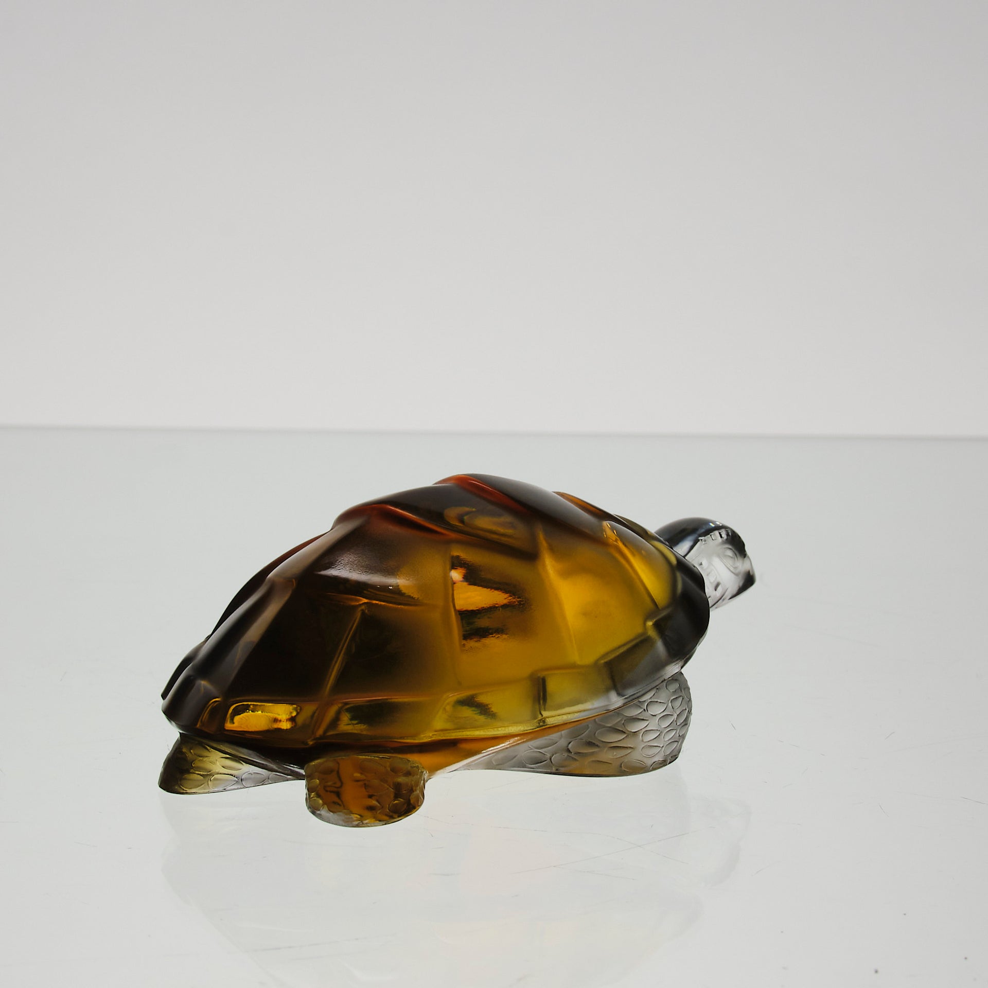 Marc Lalique Tortue - Clear & Coloured Glass - Hickmet Fine Arts 