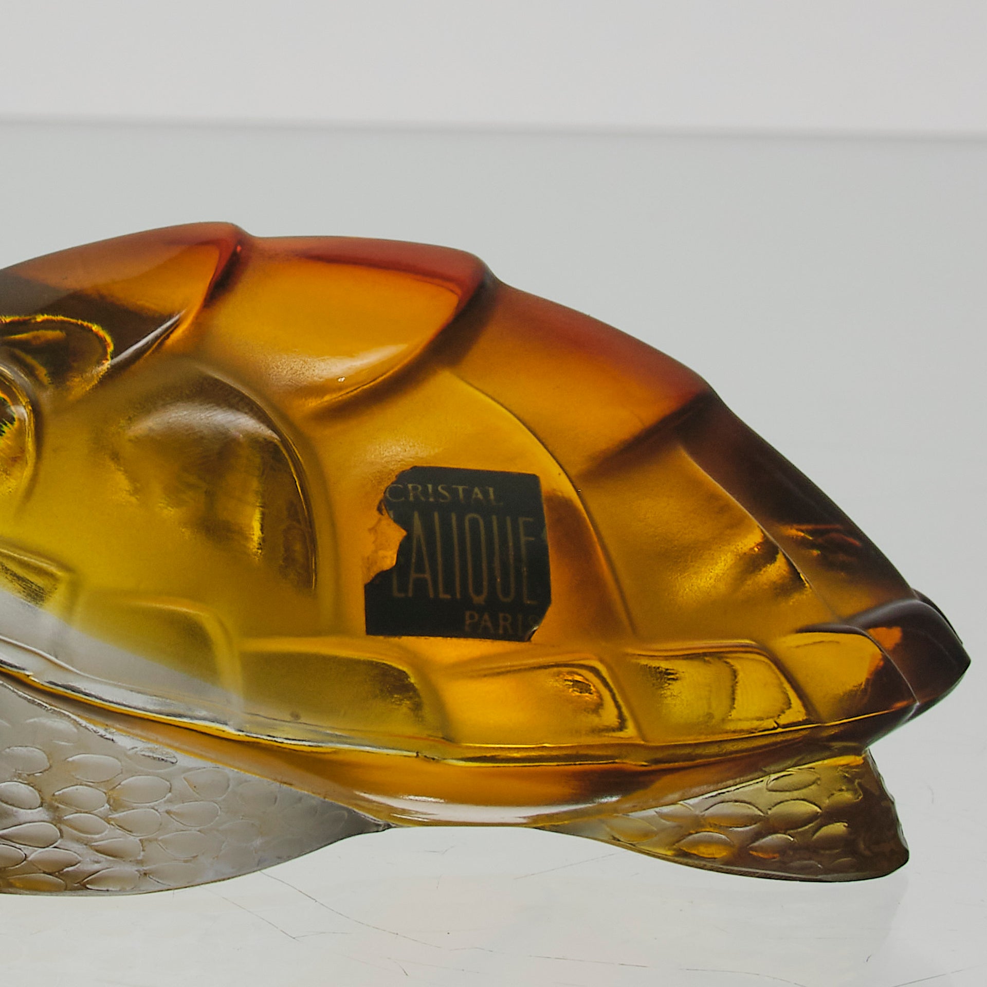 Marc Lalique Tortue - Clear & Coloured Glass - Hickmet Fine Arts 
