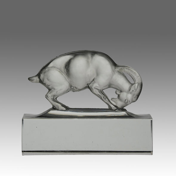 Lalique Chevre - Art Deco Glass - Hickmet Fine Arts