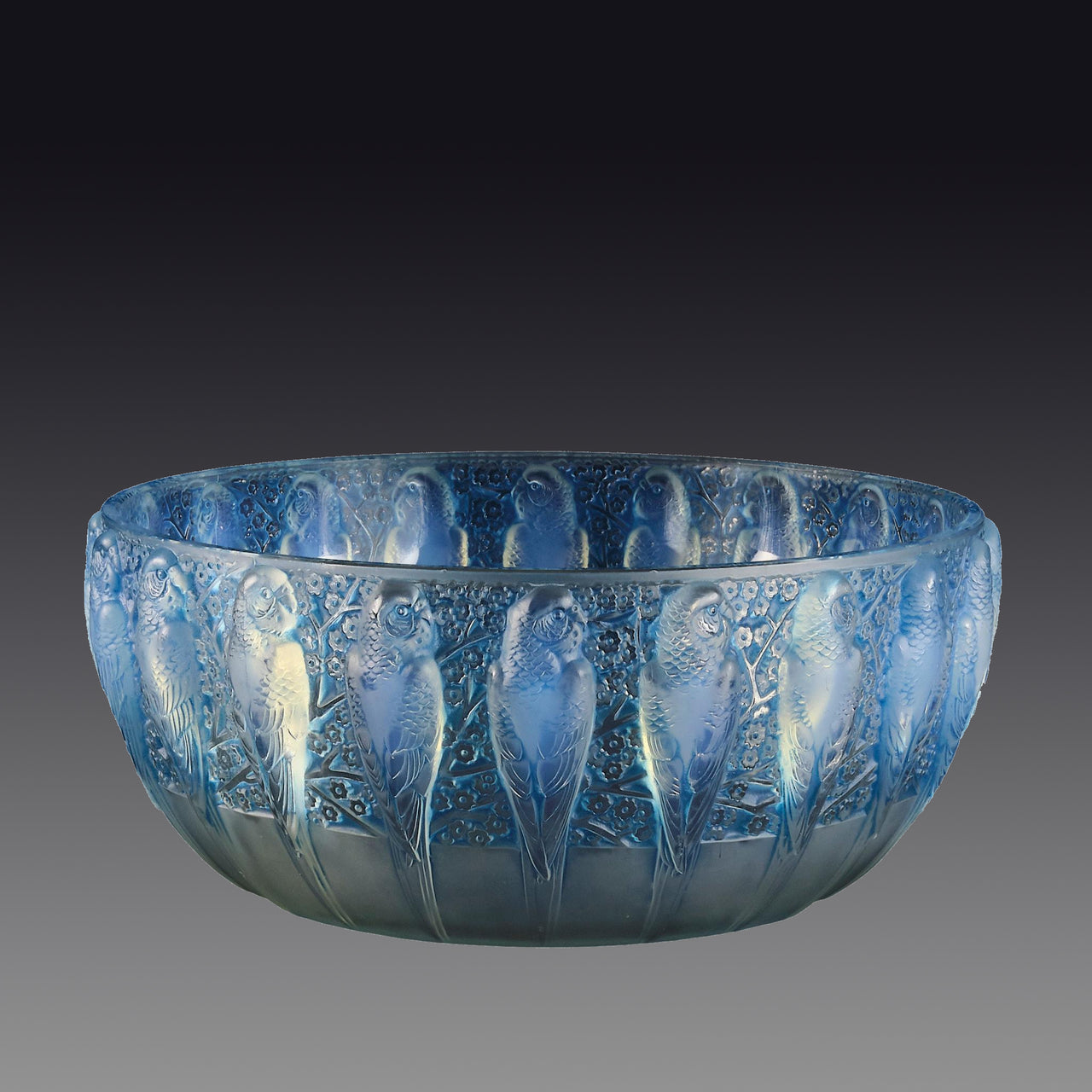 "Perruches Bowl" by René Lalique