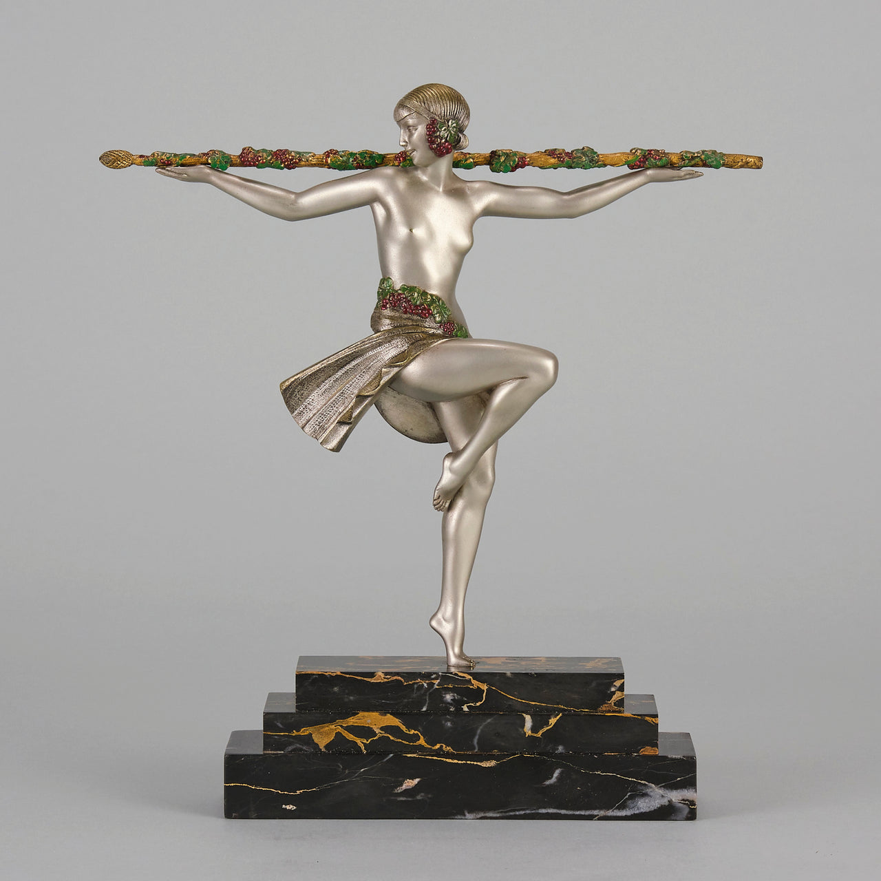  Pierre Le Faguays Bronze - Dancer of Thyrsus - Hickmet Fine Arts