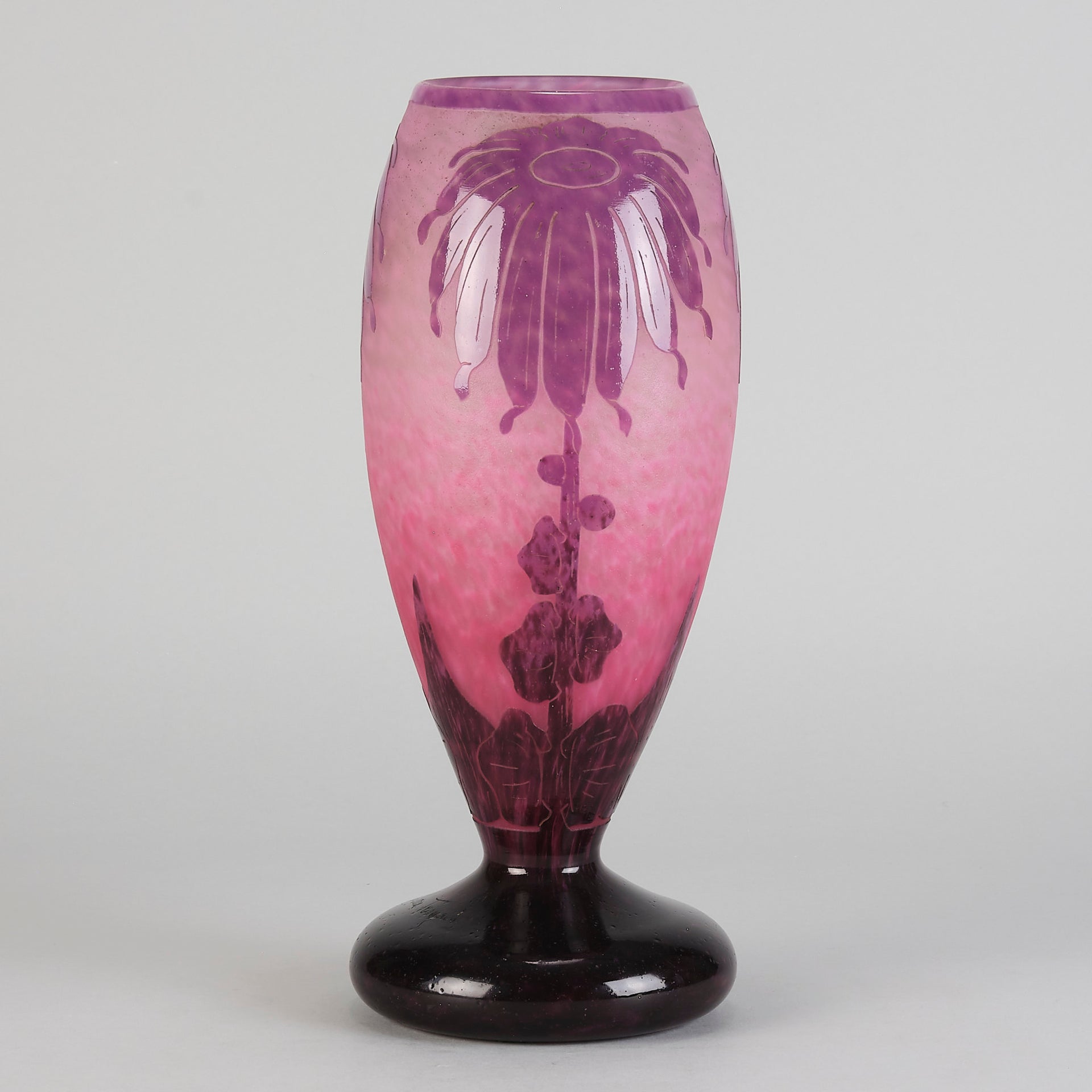 Le Verre Francais - Schneider Decor Dahlia Vase - Hickmet Fine Art