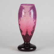 Le Verre Francais - Schneider Decor Dahlia Vase - Hickmet Fine Art