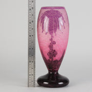 Le Verre Francais - Schneider Decor Dahlia Vase - Hickmet Fine Art