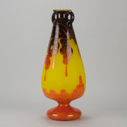 Le Verre Francais - Decor Fleur Vase - Hickmet Fine Art