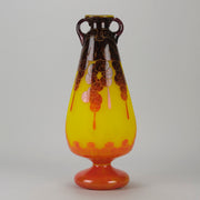 Le Verre Francais - Decor Fleur Vase - Hickmet Fine Art