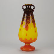 Le Verre Francais - Decor Fleur Vase - Hickmet Fine Art