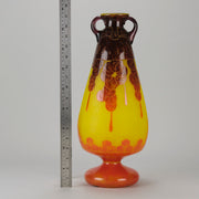 Le Verre Francais - Decor Fleur Vase - Hickmet Fine Art