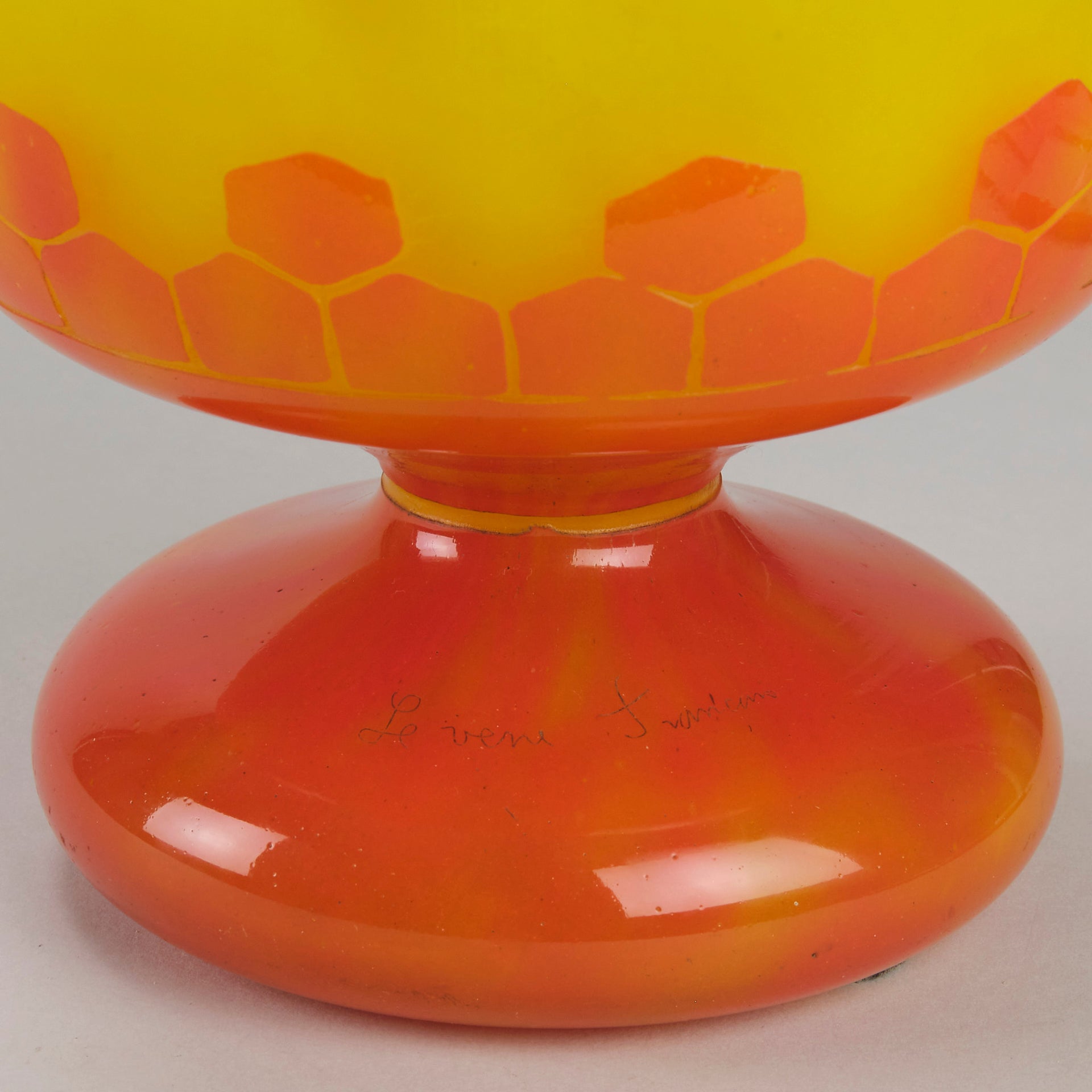 Le Verre Francais - Decor Fleur Vase - Hickmet Fine Art