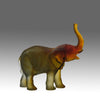 Daum Elephant - Daum Glass Leroy Elephant - Hickmet Fine Arts 