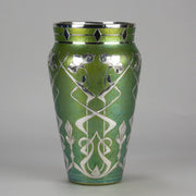 Silvered Loetz Vase - Art Nouveau Glass - Hickmet Fine Arts 