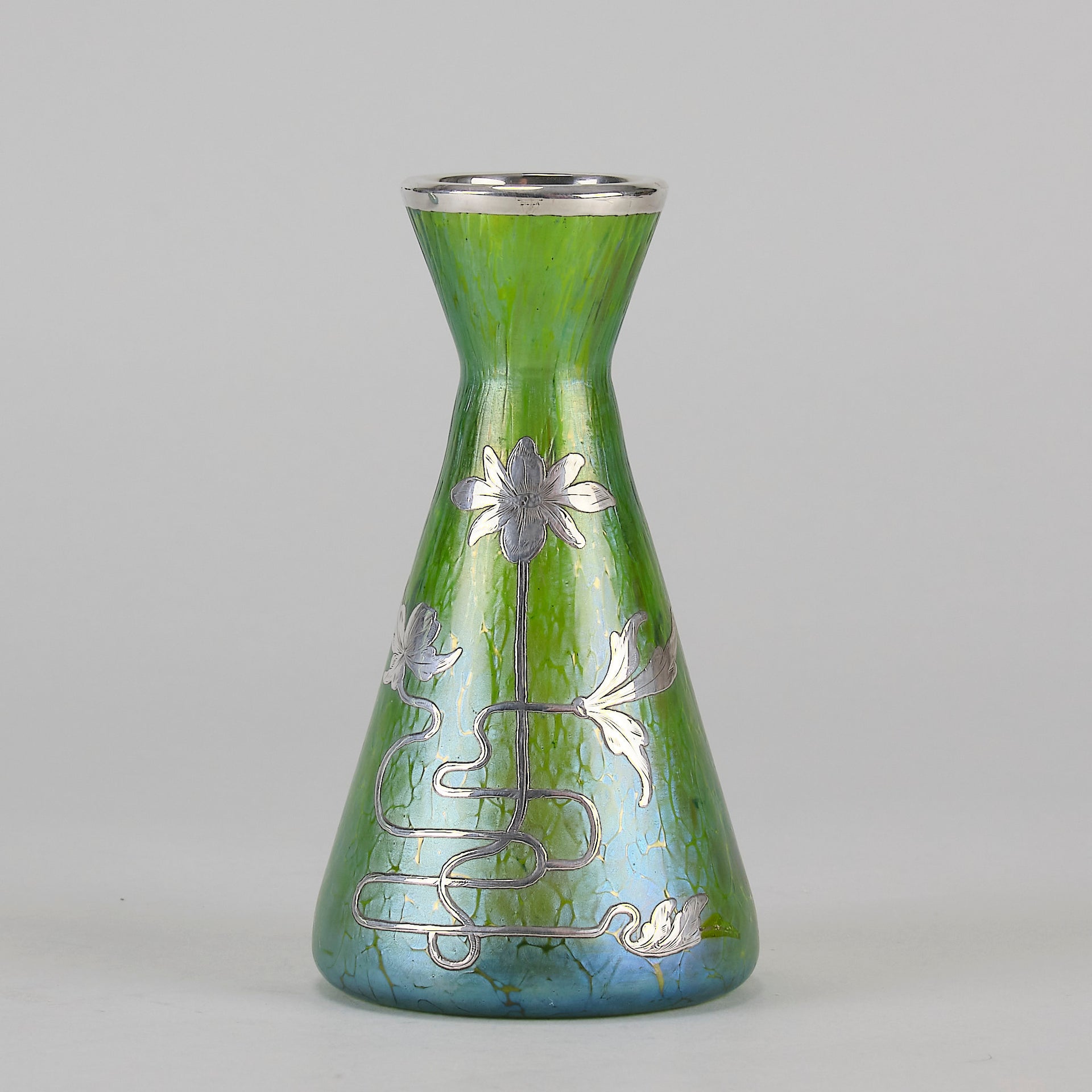 Loetz Conical Vase - Art Nouveau - Hickmet Fine Arts 