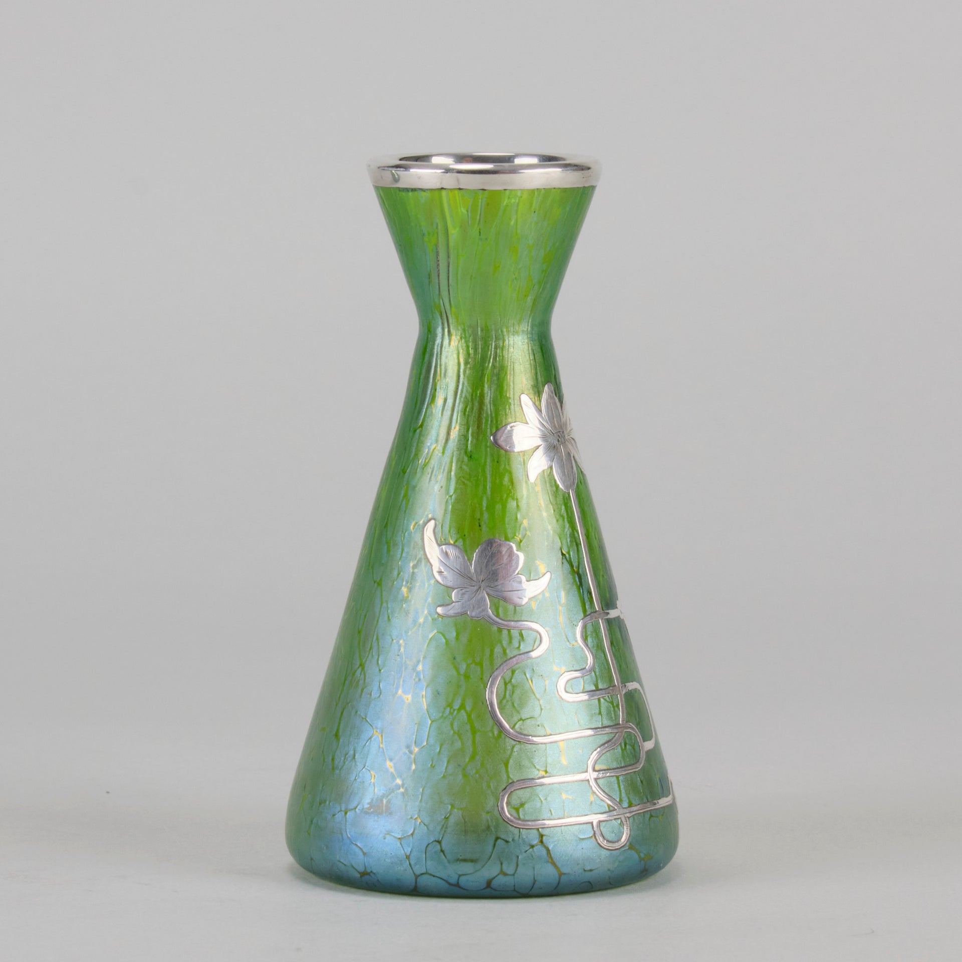 Loetz Conical Vase - Art Nouveau - Hickmet Fine Arts 