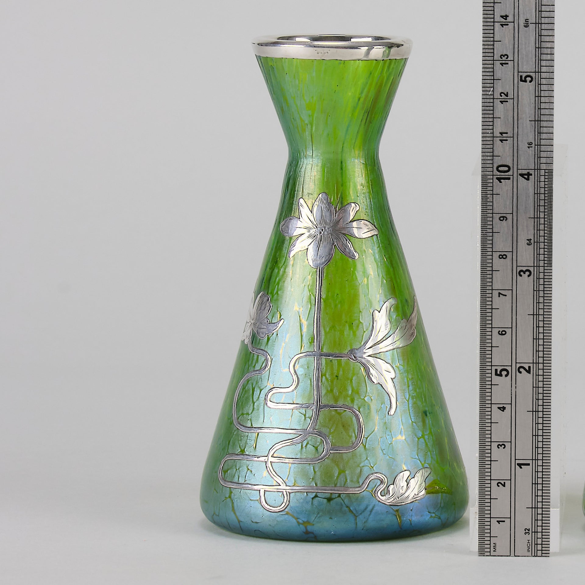 Loetz Conical Vase - Art Nouveau - Hickmet Fine Arts 