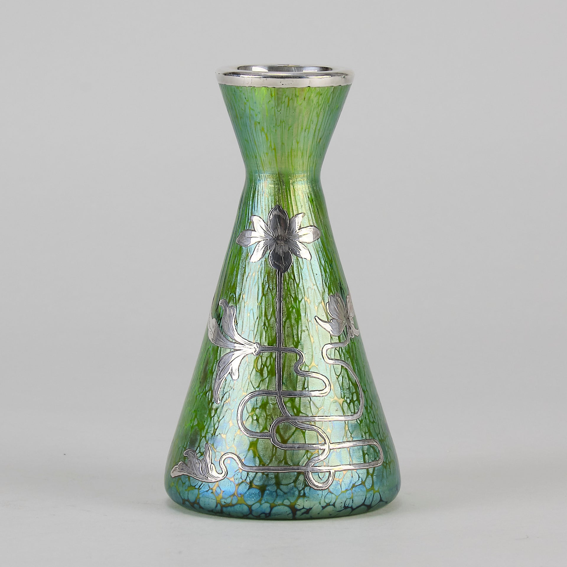 Loetz Conical Vase - Art Nouveau - Hickmet Fine Arts 