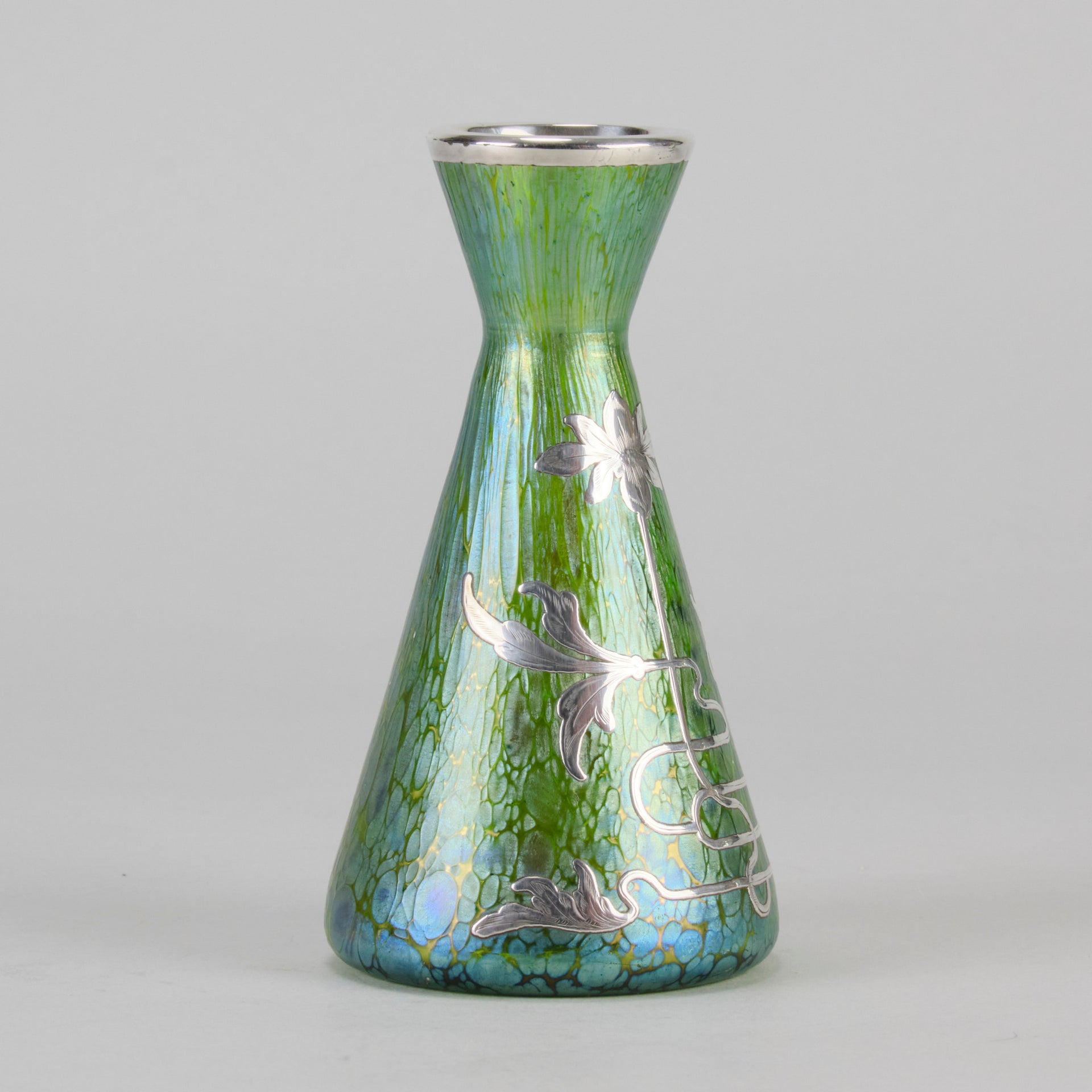 Loetz Conical Vase - Art Nouveau - Hickmet Fine Arts 