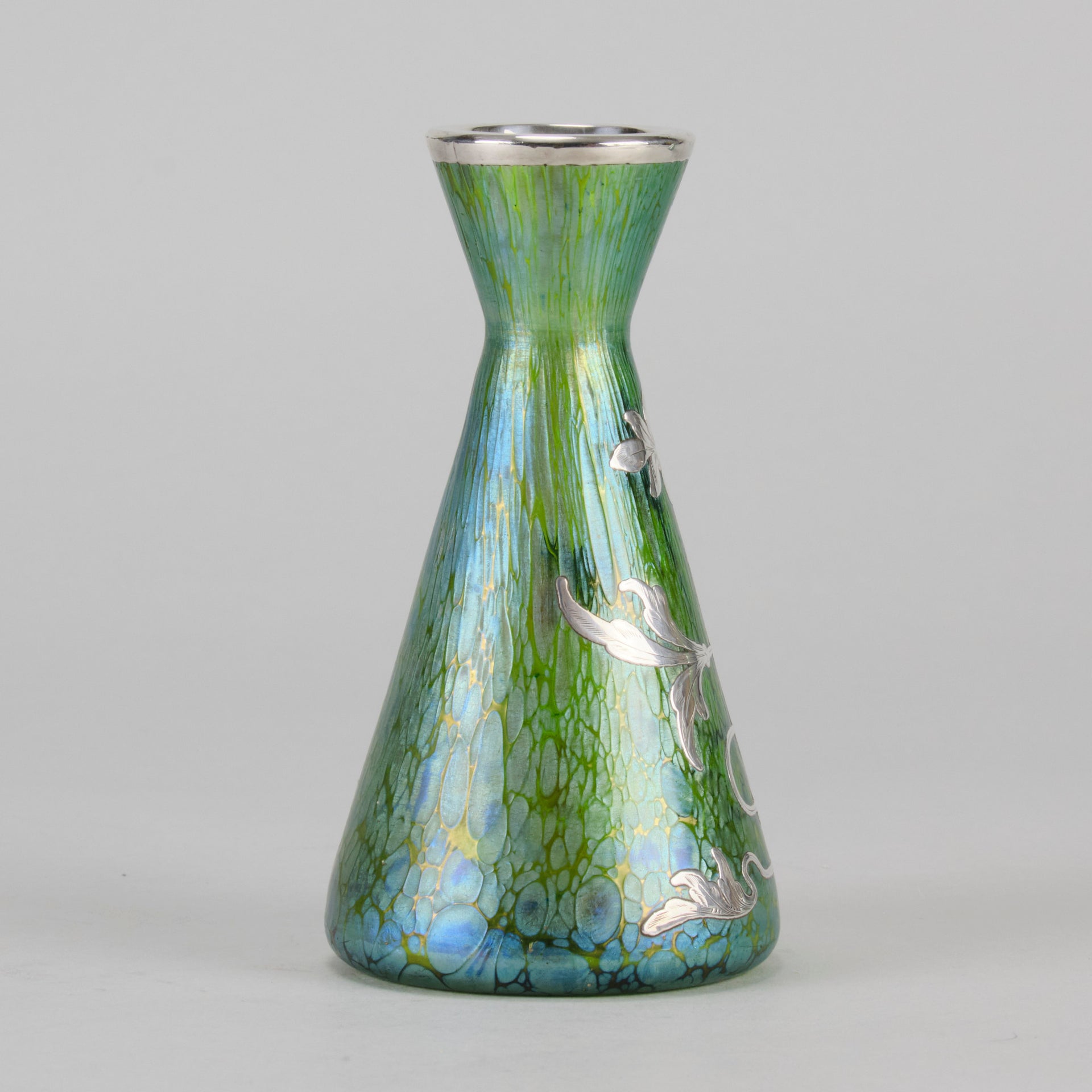 Loetz Conical Vase - Art Nouveau - Hickmet Fine Arts 