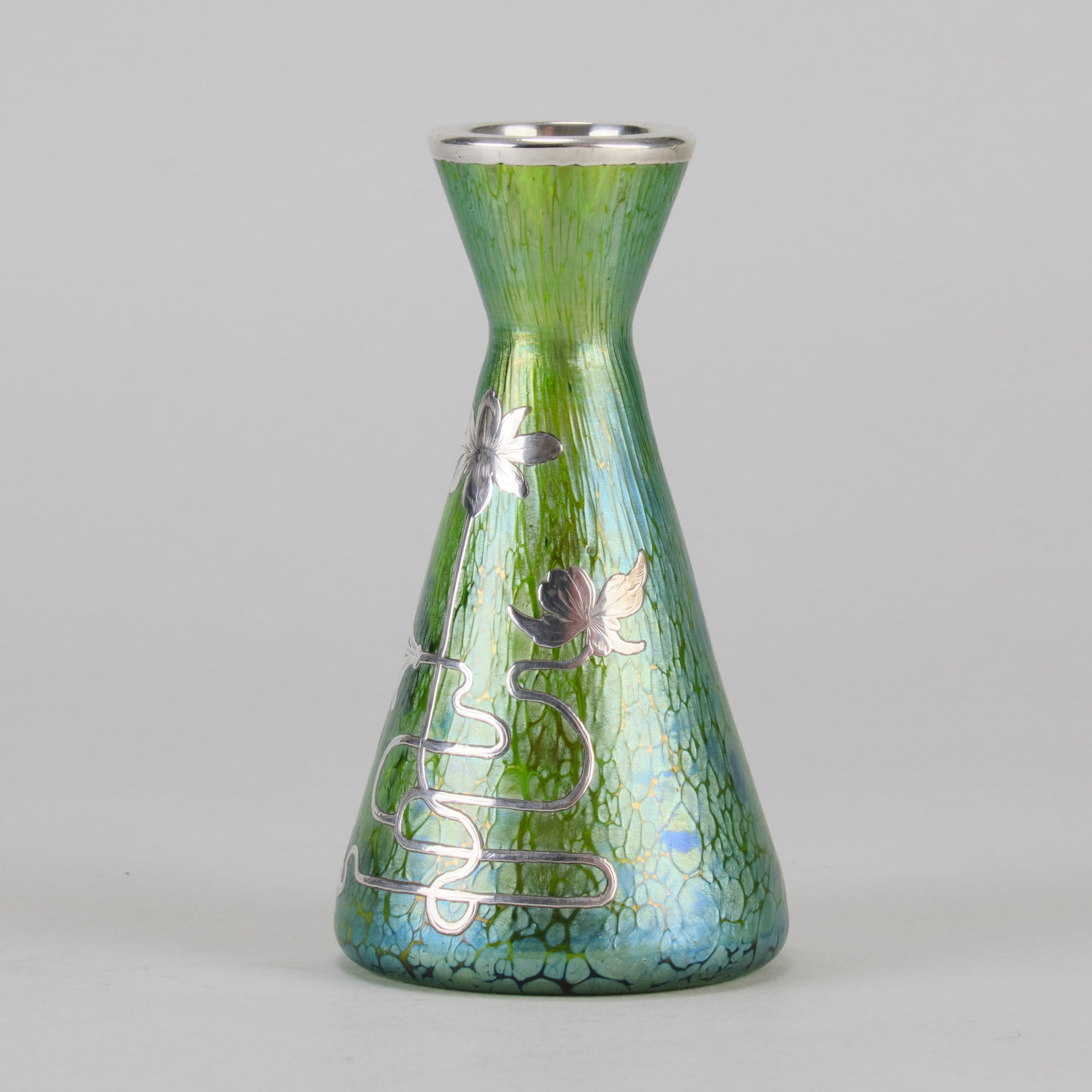Loetz Conical Vase - Art Nouveau - Hickmet Fine Arts 