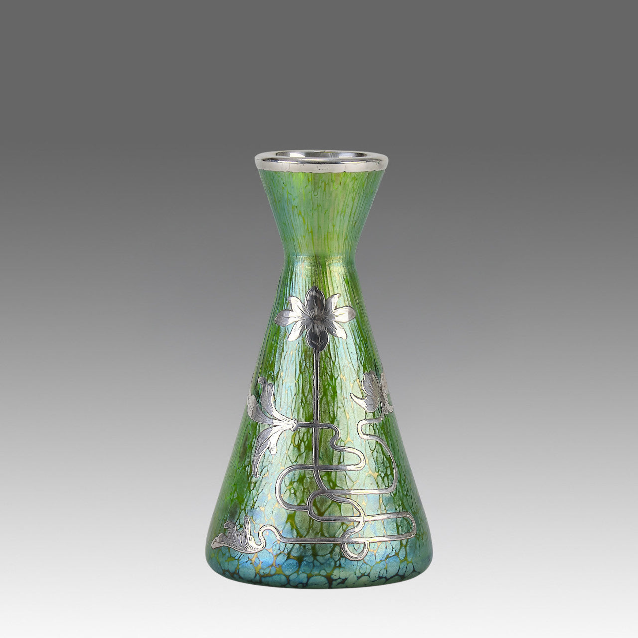 Loetz Conical Vase - Art Nouveau - Hickmet Fine Arts 