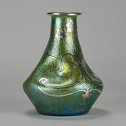 Art Nouveau Dimpled Loetz Vase - Art Nouveau Glass - Hickmet Fine Arts 
