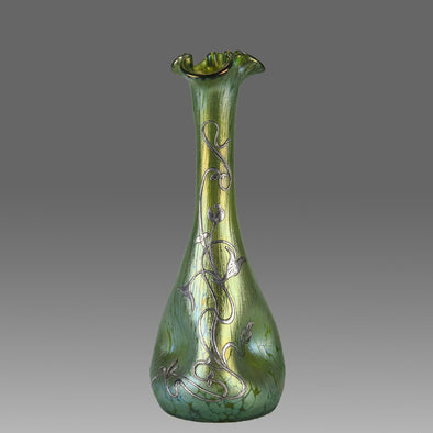 "Trefoil Vase" by Loetz Witwe