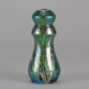 Loetz Silvered overlay Vase - Art Nouveau Glass - Hickmet Fine Arts 