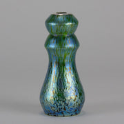 Loetz Silvered overlay Vase - Art Nouveau Glass - Hickmet Fine Arts 