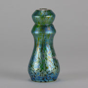 Loetz Silvered overlay Vase - Art Nouveau Glass - Hickmet Fine Arts 