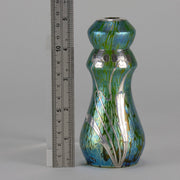 Loetz Silvered overlay Vase - Art Nouveau Glass - Hickmet Fine Arts 
