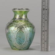 Loetz Green Papillon Vase - Art Nouveau - Hickmet Fine Arts 