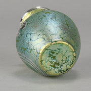 Loetz Green Papillon Vase - Art Nouveau - Hickmet Fine Arts 