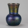 Silvered Loetz Vase - Art Nouveau Glass - Hickmet Fine Arts 