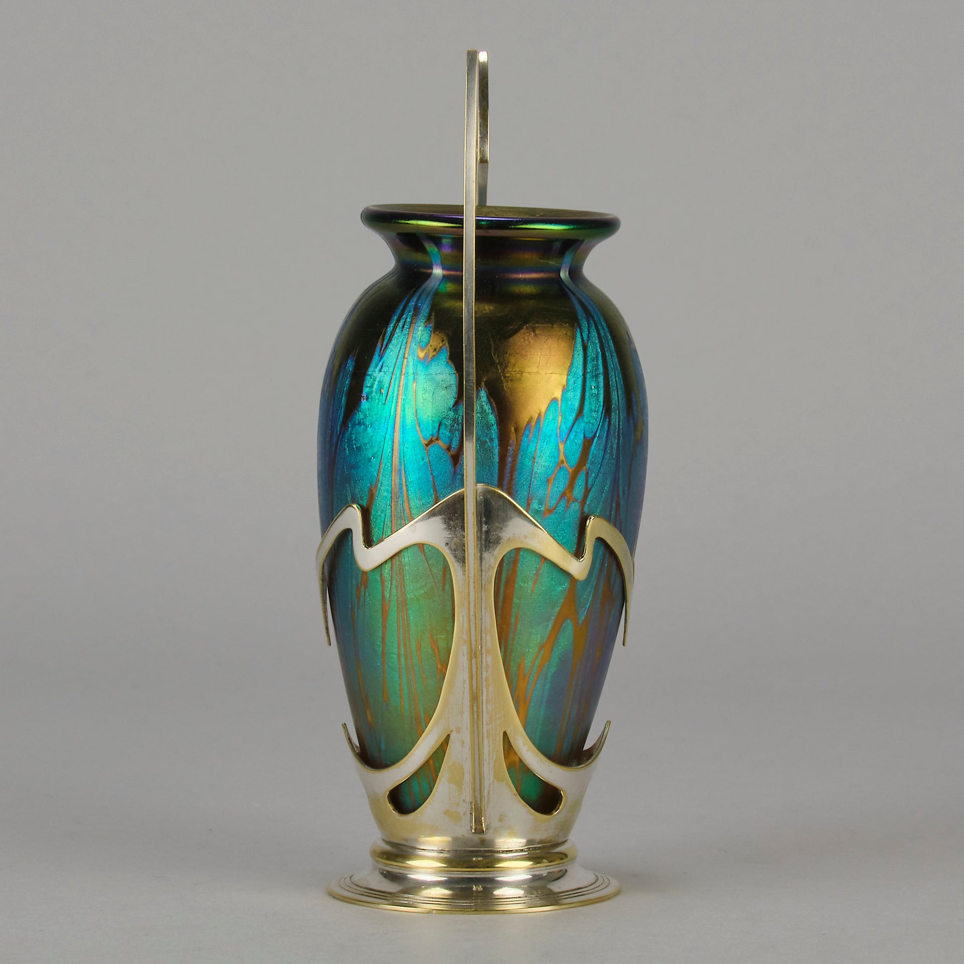 Secessionist  - Loetz Vase - Loetz Glass  - Art Nouveau Glass - Hickmet Fine Arts 