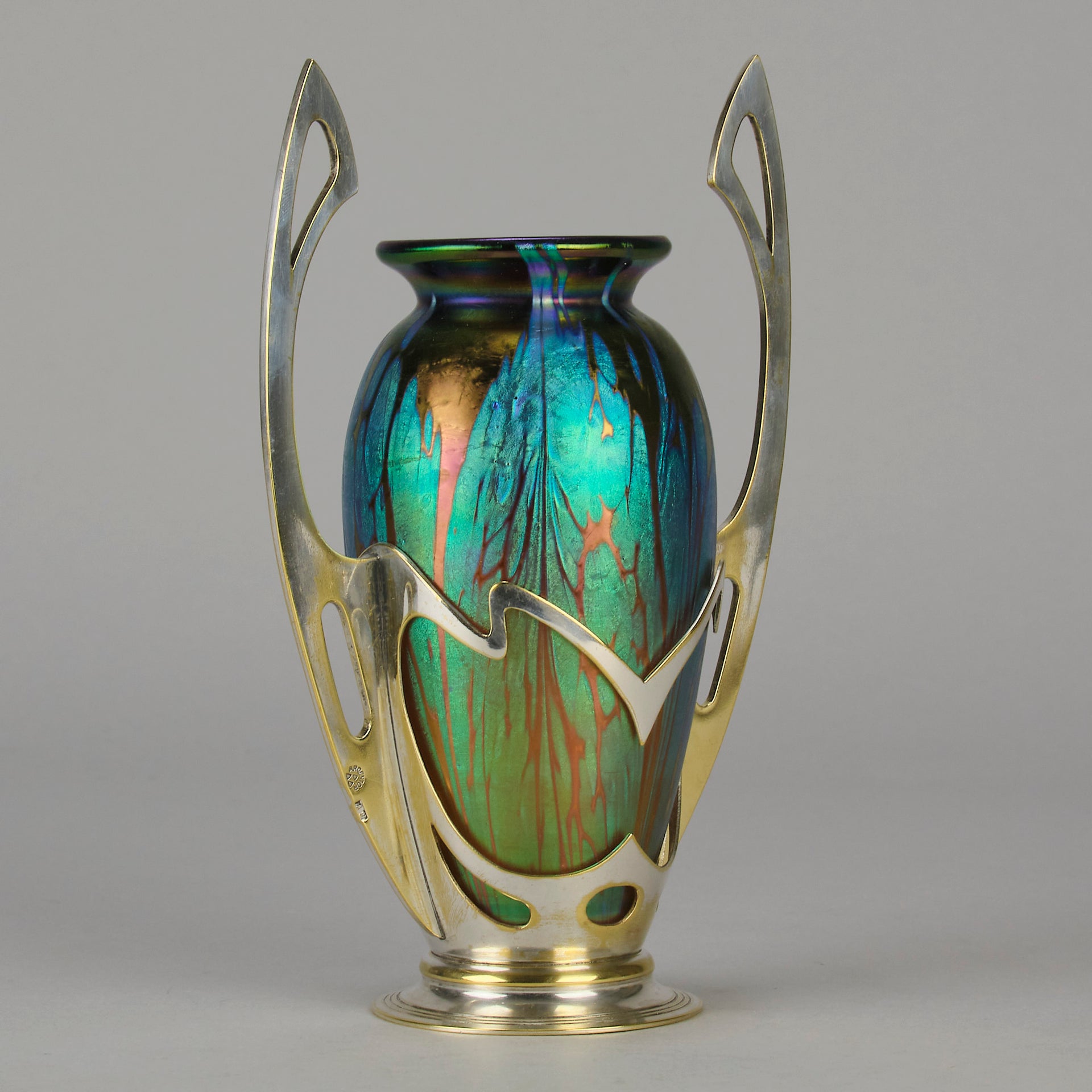 Secessionist  - Loetz Vase - Loetz Glass  - Art Nouveau Glass - Hickmet Fine Arts 