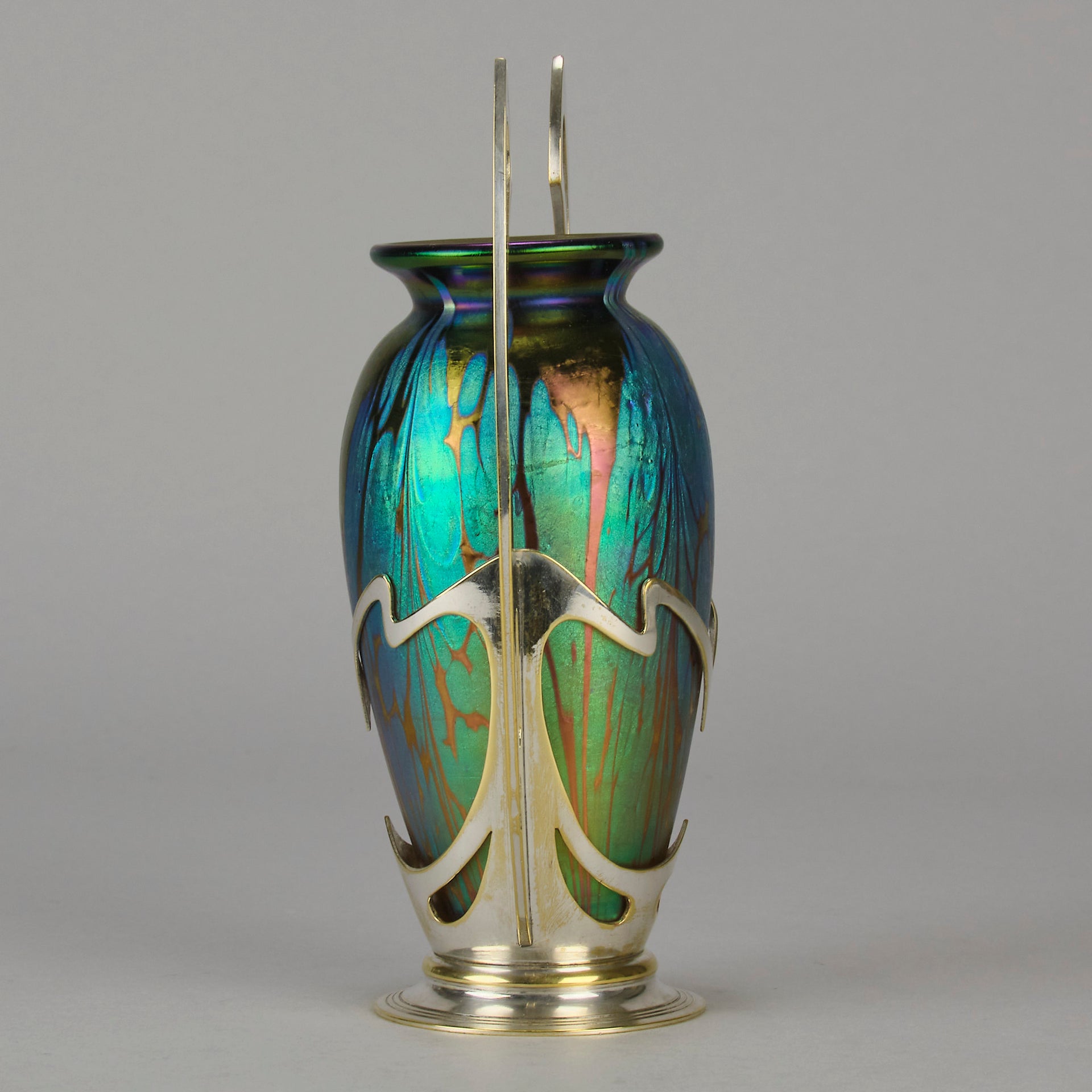 Secessionist  - Loetz Vase - Loetz Glass  - Art Nouveau Glass - Hickmet Fine Arts 