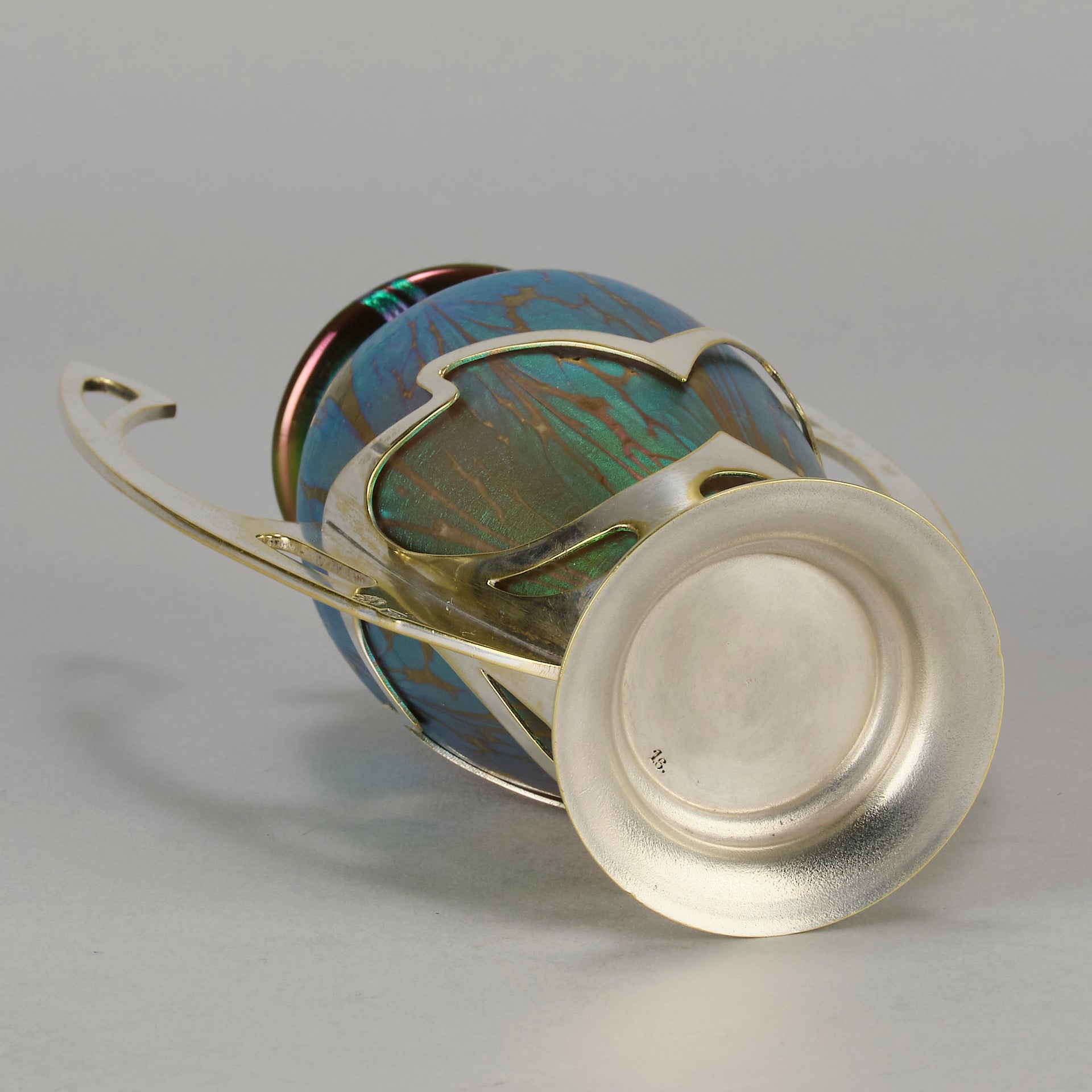 Secessionist  - Loetz Vase - Loetz Glass  - Art Nouveau Glass - Hickmet Fine Arts 