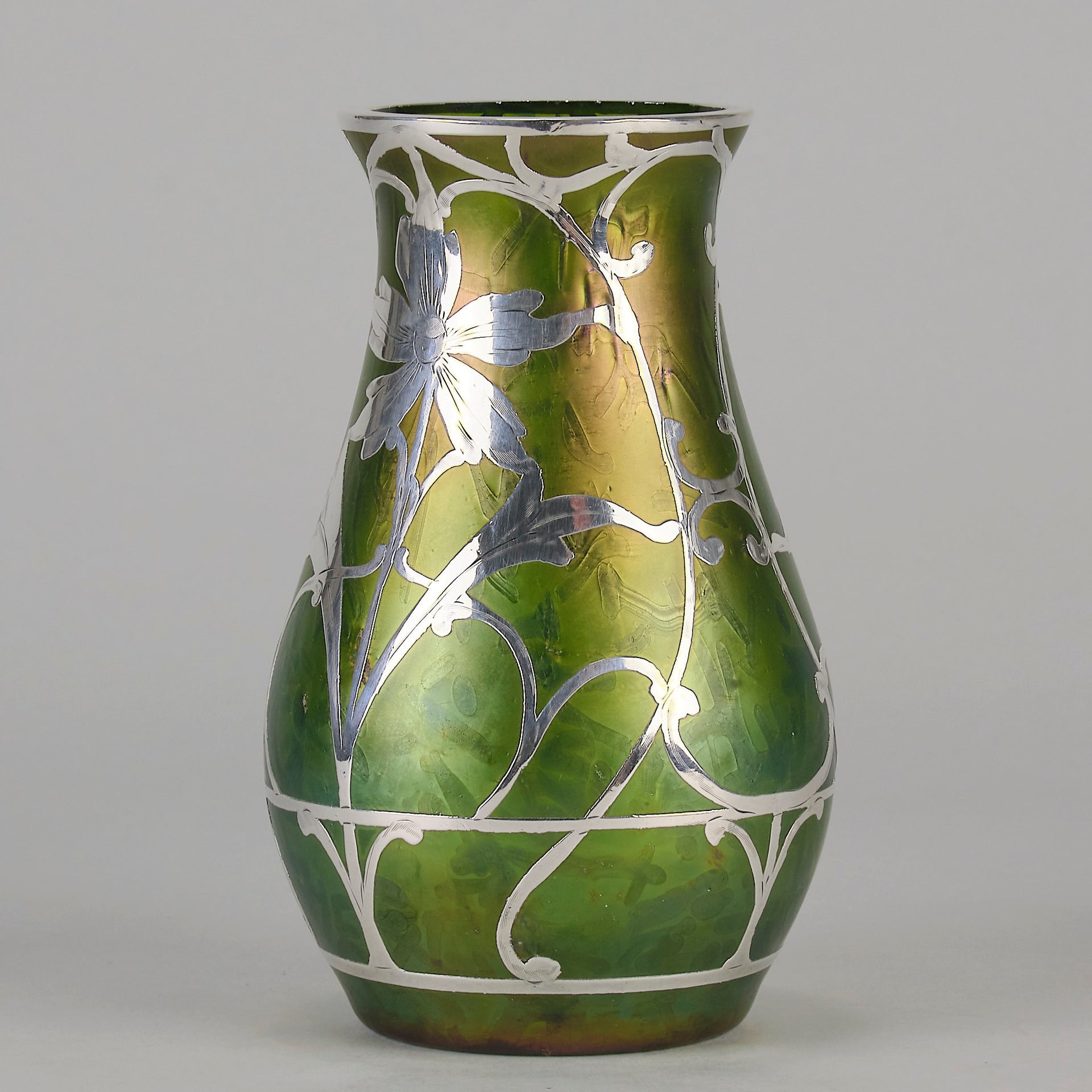 Loetz Phanomen Silvered Vase