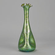 Trefoil Loetz Vase - Art Nouveau Glass - Hickmet Fine Arts 