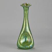 Trefoil Loetz Vase - Art Nouveau Glass - Hickmet Fine Arts 
