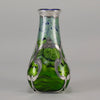 Iridescent Blue Silvered Loetz Vase - Art Nouveau Glass - Hickmet Fine Arts 