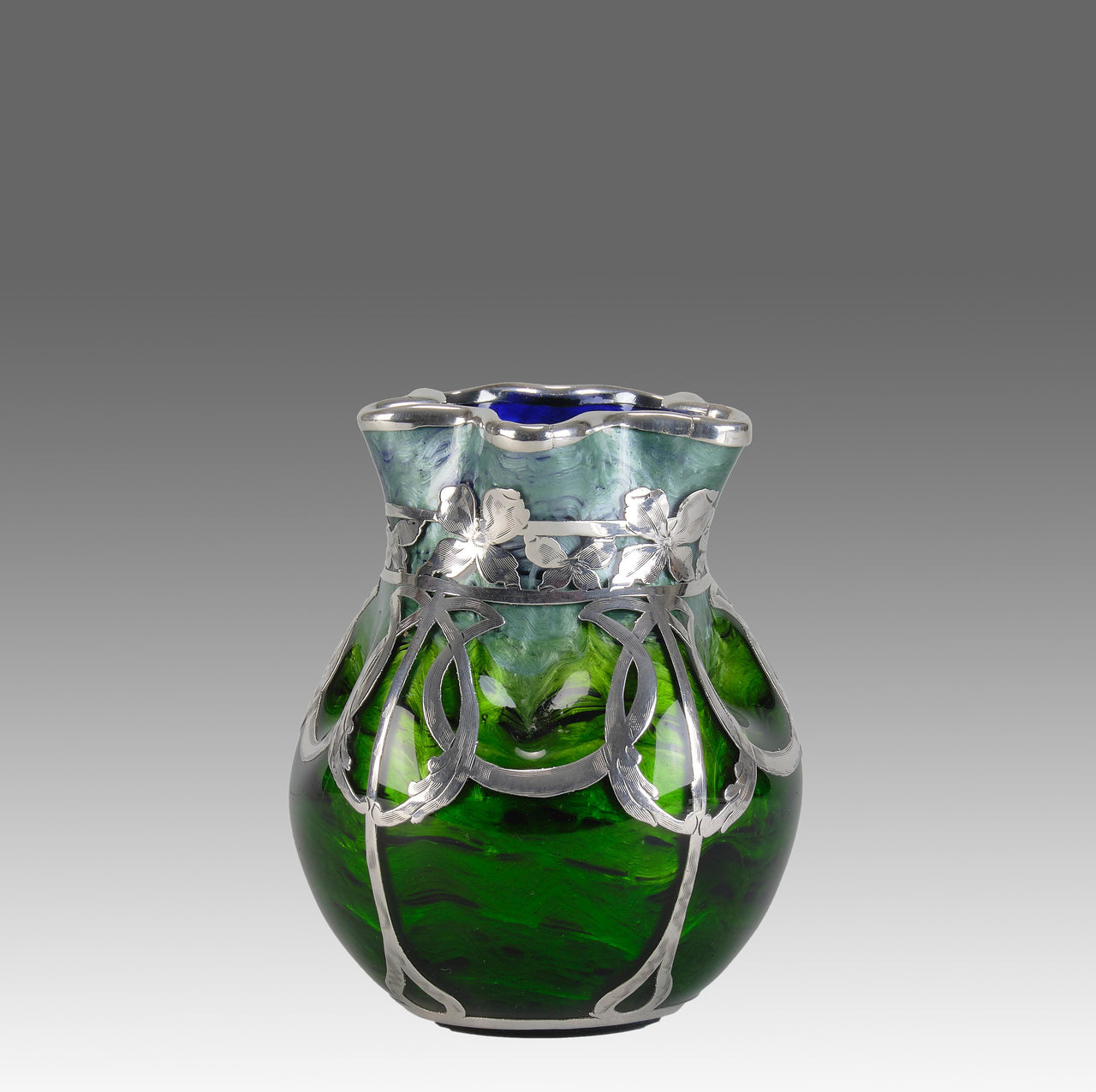 "Titania Silvered Vase" by Johann Loetz